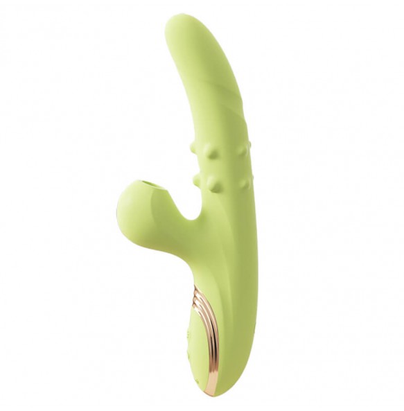 MizzZee - JingHong Thursting Sucking Vibrating Beaded Wand (Chargeable - Green) MizzZee - JingHong Thursting Sucking Vibrating Beaded Wand (Chargeable - Green)
